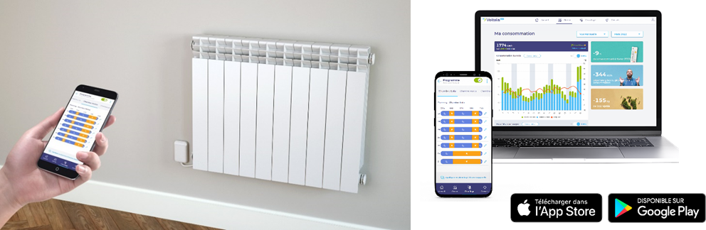 Le thermostat connecté Voltalis et son application innovante de gestion du chauffage